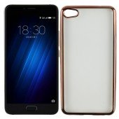 Силиконовый чехол с окантовкой для Meizu U20 розовый Силиконовый чехол с окантовкой для Meizu U20 розовый