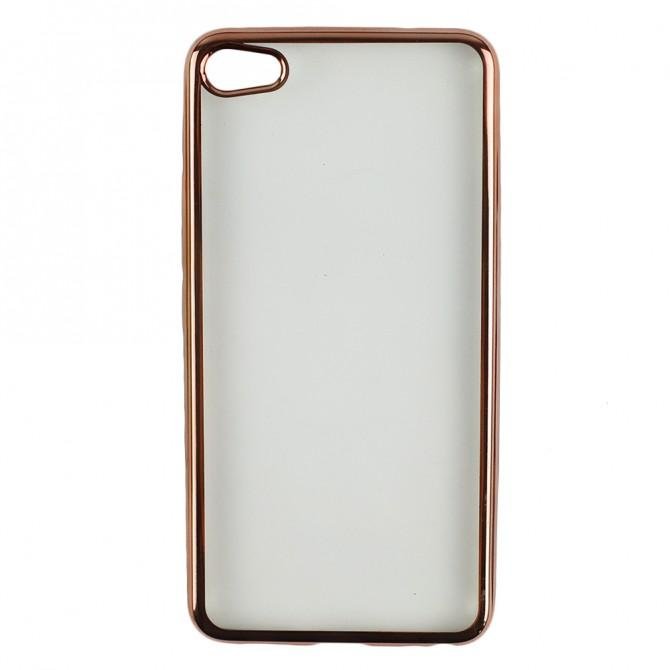 Силіконовий Чохол з окантовкою для Meizu U20 Рожевий-1