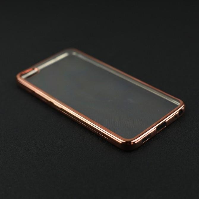 Силіконовий Чохол з окантовкою для Meizu U20 Рожевий-3