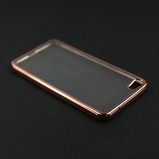 Силіконовий Чохол з окантовкою для Meizu U20 Рожевий-4