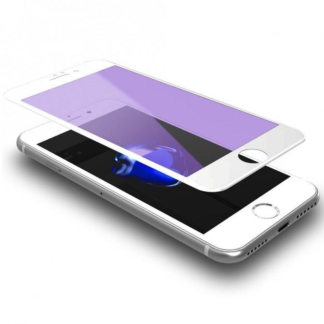 Захисне скло Baseus PET Soft 3D Anti-Blue Light Tempered Glass Film для iPhone 7 Білий (0.23mm)-2