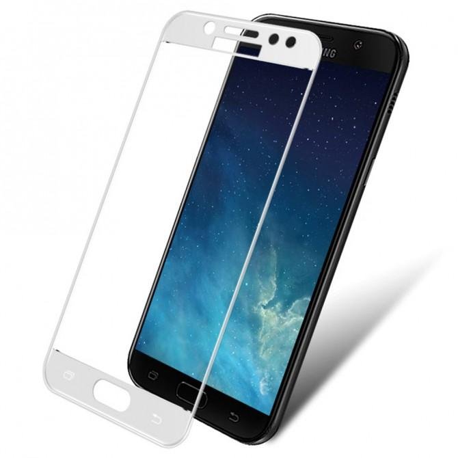 Захисне скло HONOR 3D Glass 9H для Samsung J730 (J7-2017) Білий-1