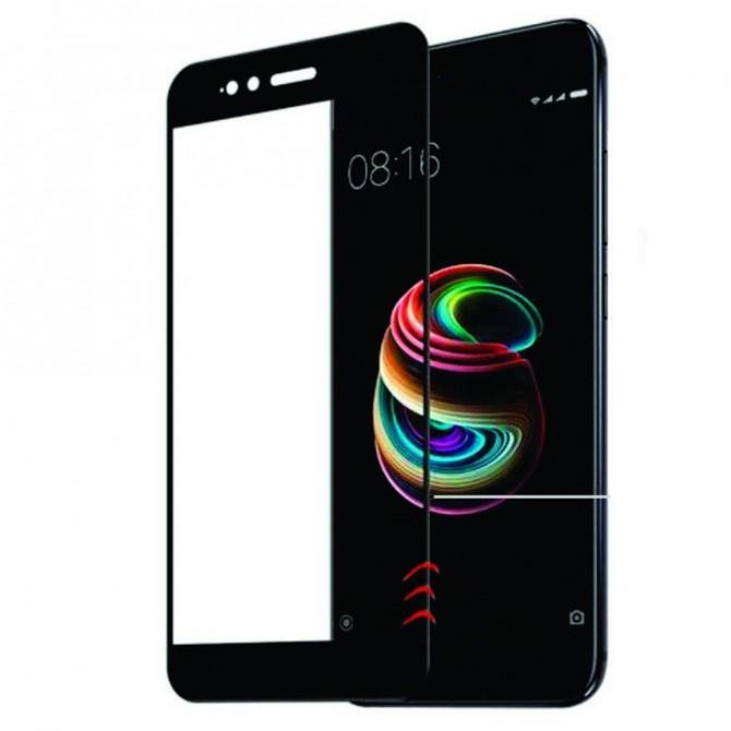 Защитное стекло HONOR 3D Glass 9H для Xiaomi Mi5x/A1 Чёрный-2