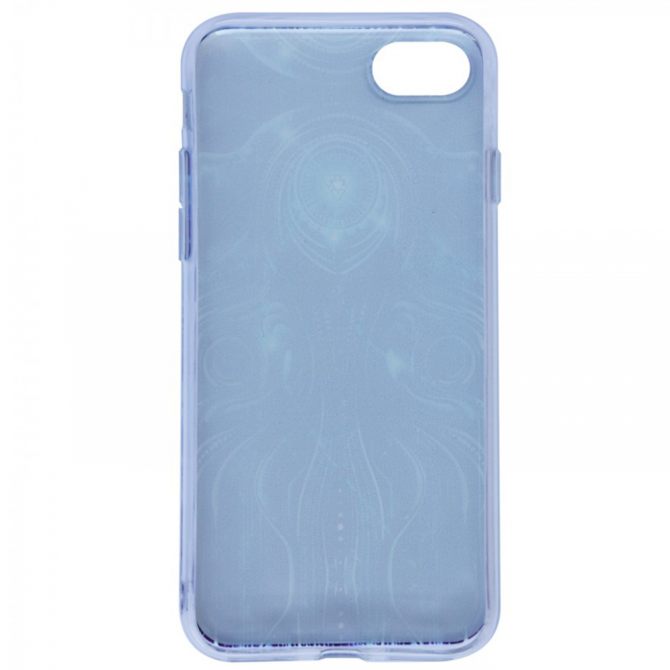 Тонкий силиконовый чехол "Чакра" с прозрачными краями для Apple iPhone 7 (4.7")-3