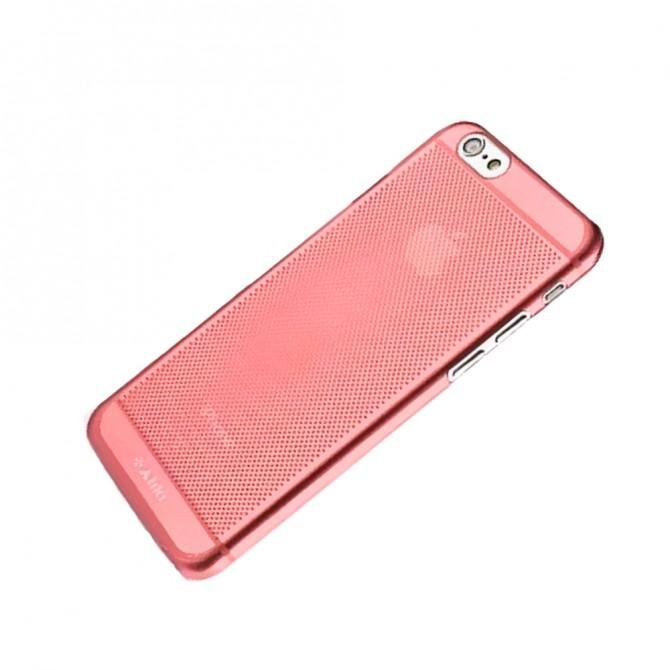 Ультратонкая накладка Aliki Mesh Series для iPhone 6 Pink-3