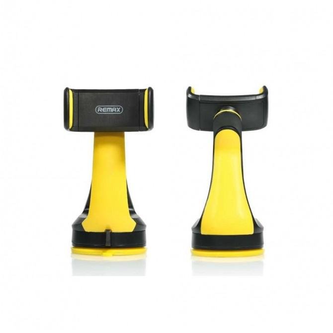 Автотримач Remax RM-C15 Чорний/Жовтий