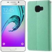 Чохол книжка Mercury Fancy Diary series для Samsung A310F Galaxy A3 (2016) (Бірюзовий / Синій)