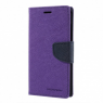 Чехол книжка Mercury Fancy Diary series для Samsung A310F Galaxy A3 (2016) (Фиолетовый / Синий)