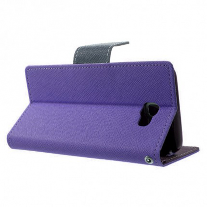 Чохол книжка Mercury Fancy Diary series для Samsung A310F Galaxy A3 (2016) (Фіолетовий / Синій)-1