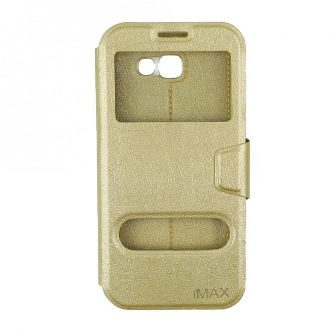 Чехол iMAX для Samsung A720 (A7 2017) gold-1