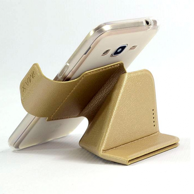 Чехол iMAX для Samsung J300 gold-2