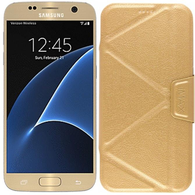 Чохол iMAX для Samsung G935 Galaxy S7 Edge Золотий