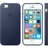 Чехол Leather Case для iPhone 5s/SE Blue