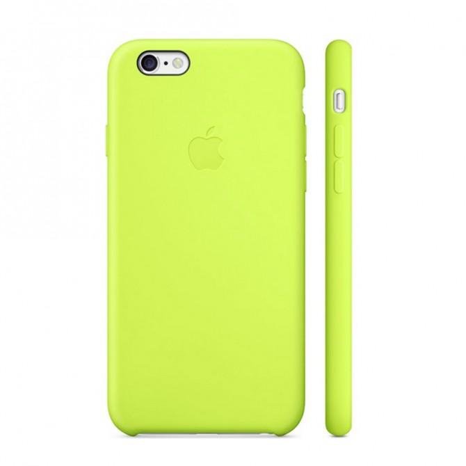 Чехол Leather Case для iPhone 5s/SE Lime-3
