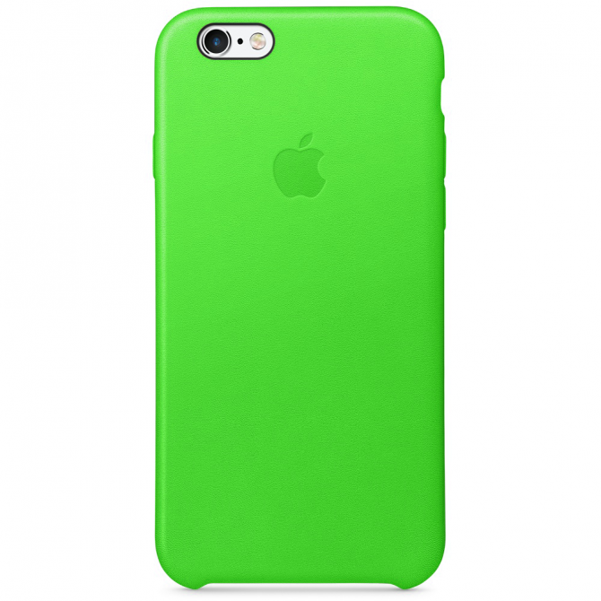 Чохол Leather Case для iPhone 6/6s зелений-1
