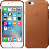 Чехол Leather Case для iPhone 6/6s Plus Brown