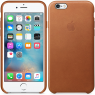 Чохол Leather Case для iPhone 6/6s Plus Коричневий