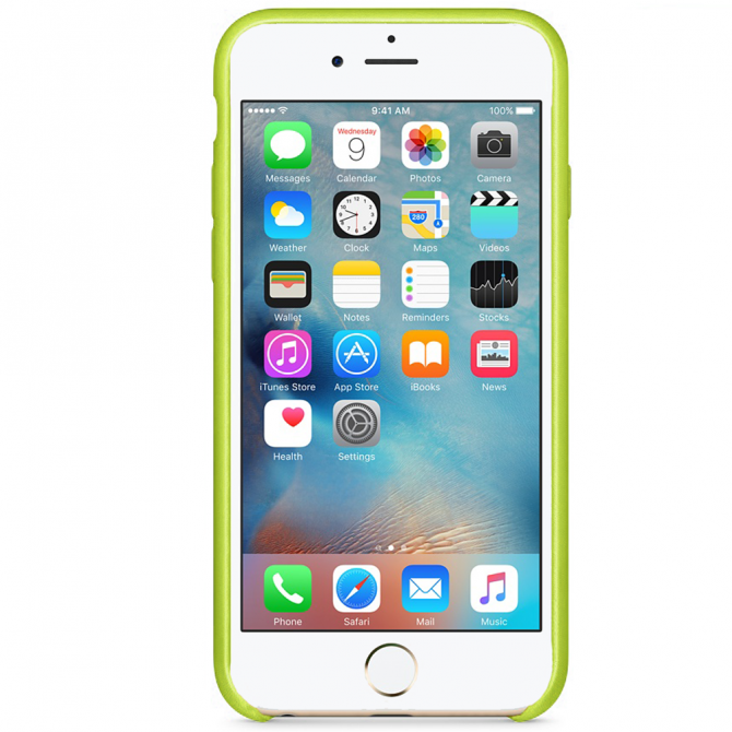 Чехол Leather Case для iPhone 6/6s Plus Green-2