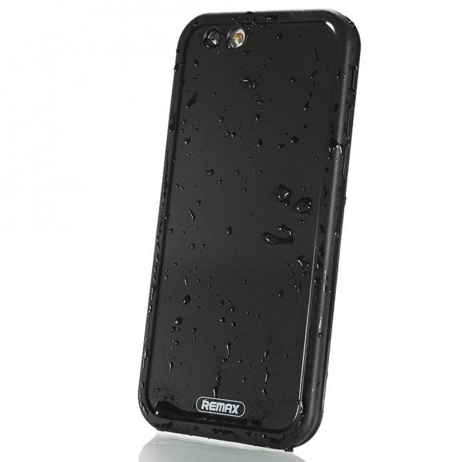 Чохол Remax WaterProof для iPhone 6/6s Plus Чорний-1