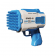 Пістолет для мильних бульбашок Bubble Gun 698-20 з насадками на 32/45 отворів 50ml Blue