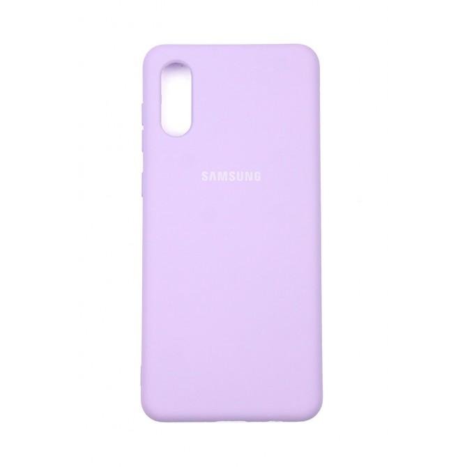 Чехол Soft Case Samsung A022 Galaxy A02 Сиреневый FULL