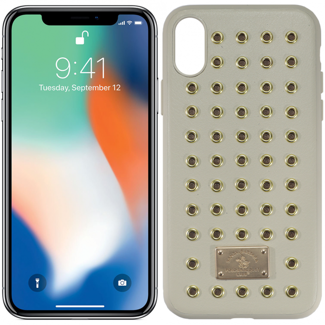 Чехол Santa Barbara Polo & Racquet Club Maverick для iPhone X White