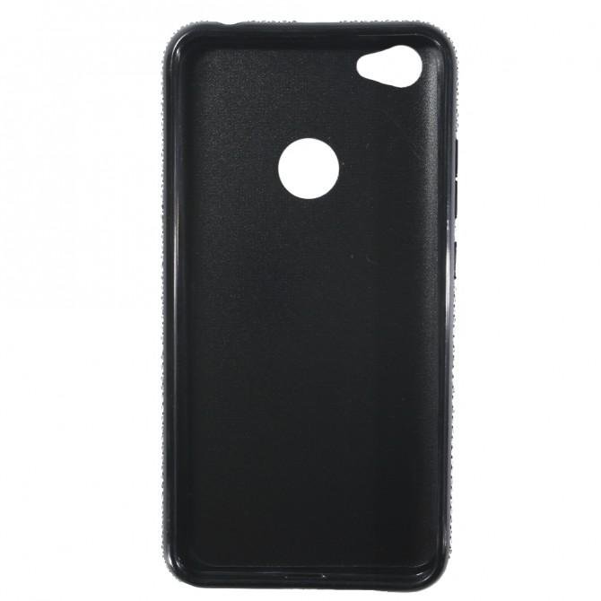 Чохол TPU Magic Girl зі стразами для Xiaomi Redmi Note 5A Prime / Redmi Y1 (Чорний / Пелюстки)-2