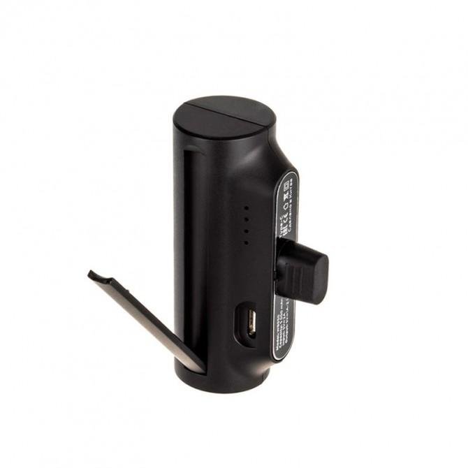 Повербанк WALKER WB-950 5000mAh 2.1A Lightning-IN/ Lightning-OUT Black-1
