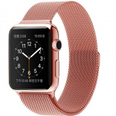 Ремiнець для Apple Watch 38/40mm Steel Milanese Loop Рожеве Золото Ремiнець для Apple Watch 38/40mm Steel Milanese Loop Рожеве Золото