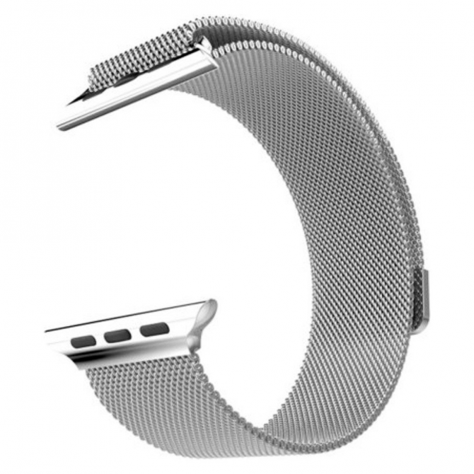 Ремешок для Apple Watch 38/40mm Steel Milanese Loop Gray space-2