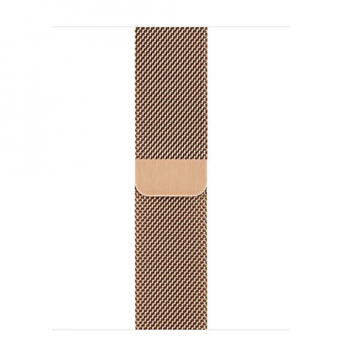 Ремешок для Apple Watch 42/44mm Steel Milanese Loop Rose Gold-1