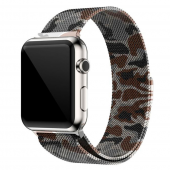 Ремiнець для Apple Watch 42/44mm Steel Milanese Loop Камуфляж
