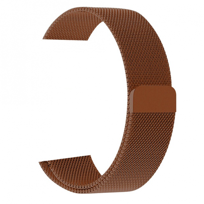 Ремешок для Apple Watch 42/44mm Steel Milanese Loop Brown-1