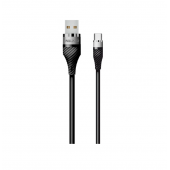 Кабель USB WALKER C735 Type-C Black 2m