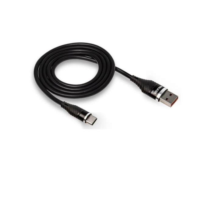 Кабель USB WALKER C735 Type-C Black 2m-1