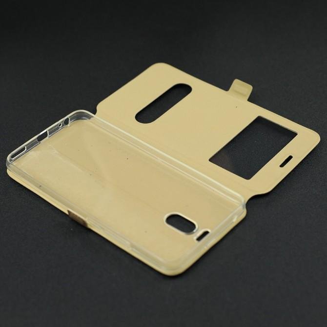 Чохол книжка U-Like Best для Meizu M6 Note Золотий-4