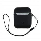 Чехол U-Like PU+PC Protective Case для Airpods Чёрный