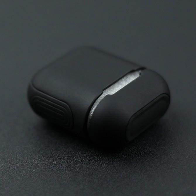 Чехол U-Like PU+PC Protective Case для Airpods Чёрный-3