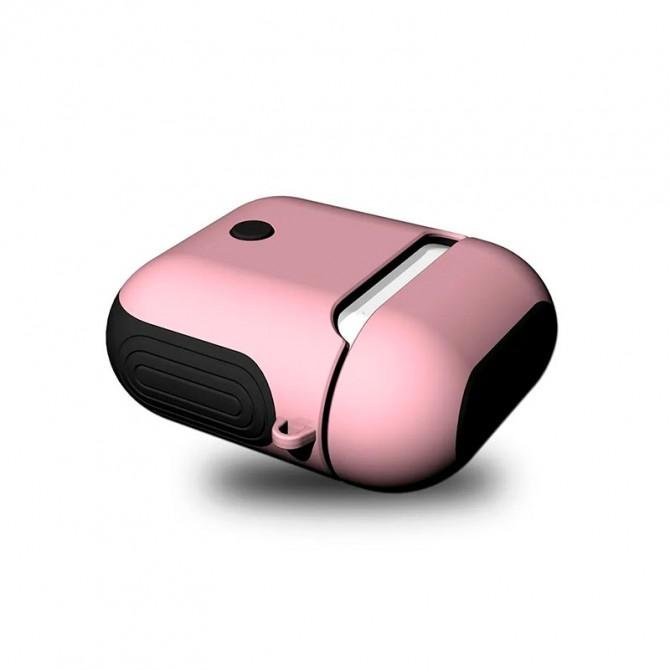 Чехол U-Like PU+PC Protective Case для Airpods Pink-2