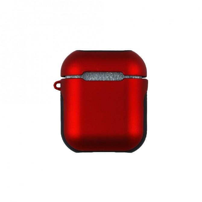 Чехол U-Like PU+PC Protective Case для Airpods Red-1