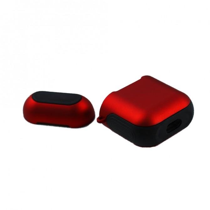 Чехол U-Like PU+PC Protective Case для Airpods Red-2