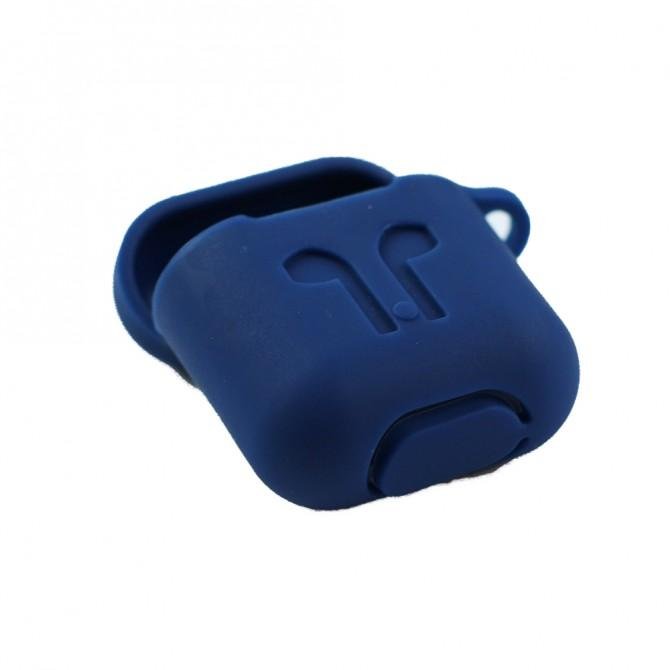 Чохол U-Like Silicone Protective Case для Airpods Глибокий Синій-2