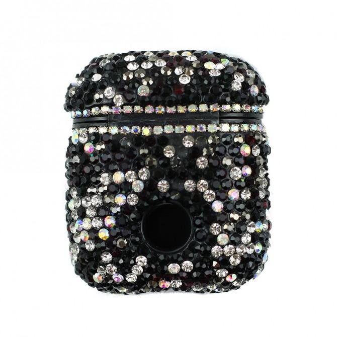 Чехол U-Like Diamond Series Protective Case для Airpods Чёрный-1