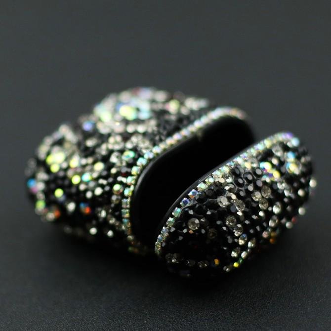 Чехол U-Like Diamond Series Protective Case для Airpods Чёрный-3