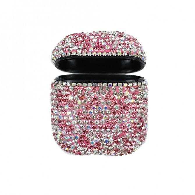 Чохол U-Like Diamond Series Protective Case для Airpods Рожевий