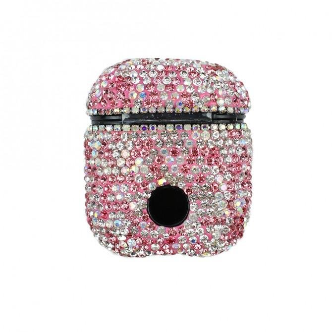 Чохол U-Like Diamond Series Protective Case для Airpods Рожевий-1