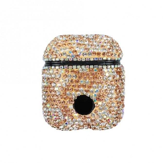Чохол U-Like Diamond Series Protective Case для Airpods Золотий-1