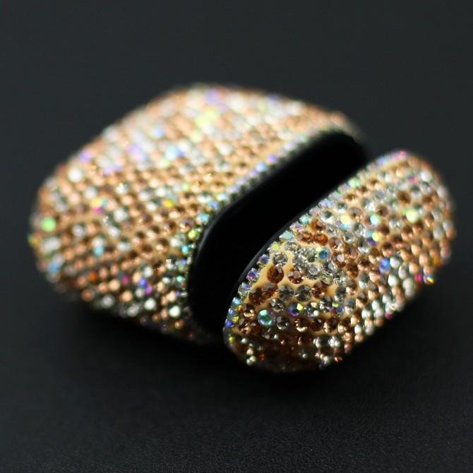 Чохол U-Like Diamond Series Protective Case для Airpods Золотий-3