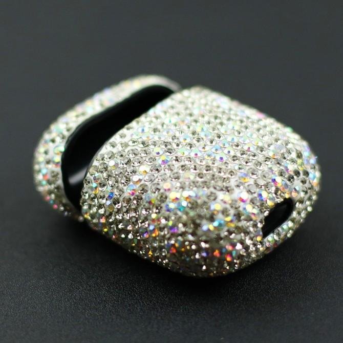 Чехол U-Like Diamond Series Protective Case для Airpods Silver-3