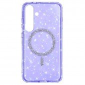 Чохол TPU Eclipse Sparkle (MagFit) для Samsung Galaxy S24 / S25 Фіолетовий Чохол TPU Eclipse Sparkle (MagFit) для Samsung Galaxy S24 / S25 Фіолетовий